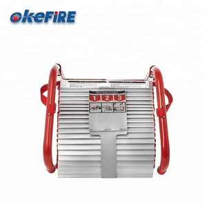 Scala di Emergenza Pieghevole in Alluminio a Tre Piani OK-3S per Fuga e Soccorso, Standard EN131 - Product Image 2