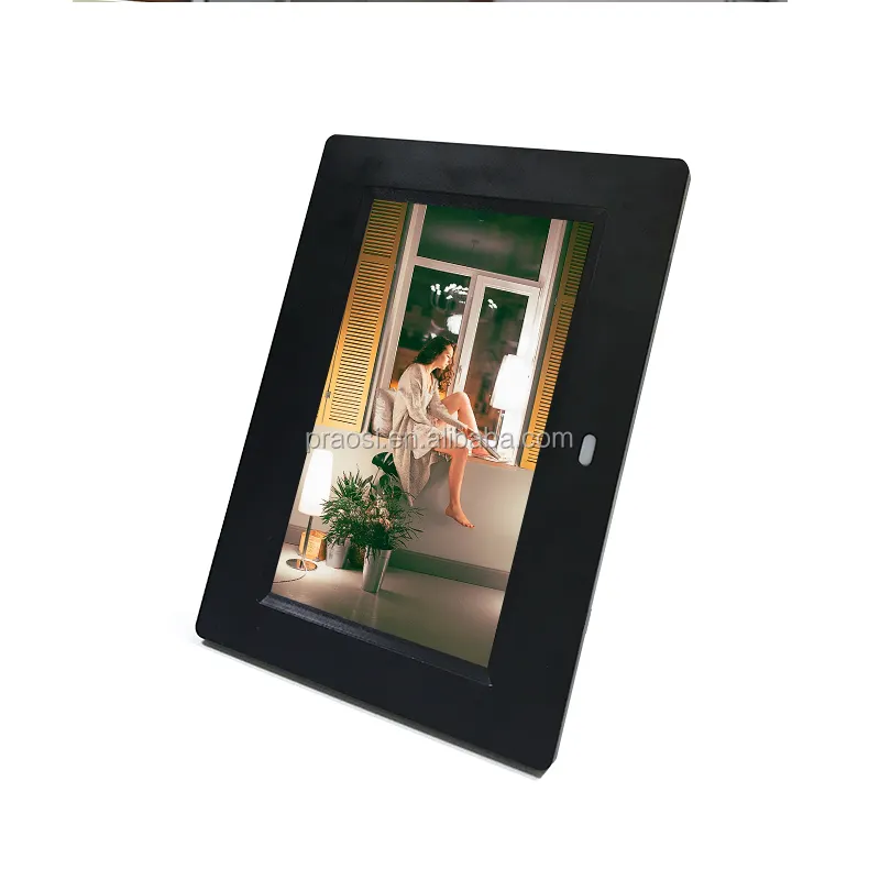 solar power 7 inch motion sensor battery operated android digital photo frame