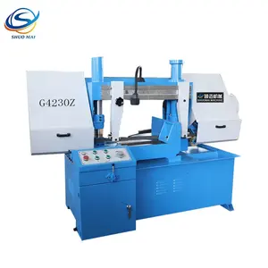 G4230Z cutting metal steel pipe steel bar angle band saw machine