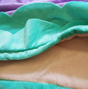 <strong>Mermaid</strong> <strong>Tail</strong> <strong>Blanket</strong> for Girl Soft and Warm Crystal Velvet Fabric Fish Scale Double-layered Air Conditioner Sleeping Bag - Product Image 5