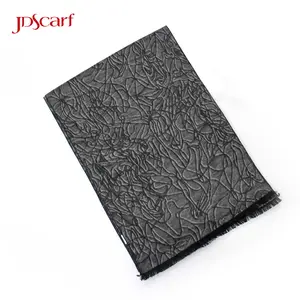 Wholesale custom arab men scarf cashmere feel poncho scottish twill scarf