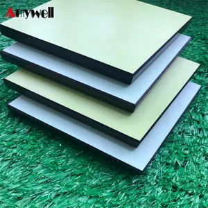 Amywell waterproof compact toilet cubicle partition phenolic formica sheet hpl door laminate