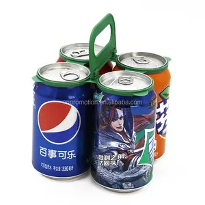 Round Plastic Can Carrier Cola Drink Holder