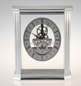 Đồng Hồ Để Bàn Kim Loại Hình Vuông Cổ Cao Cấp - Product Image 3