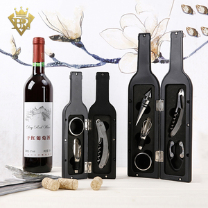 Khắc Logo Tool Kit Opener Chai Rượu Vang Phụ Kiện Bộ Quà Tặng - Product Image 5