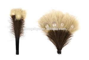Plume de paon naturelle blanche pour fête carnaval maison pièce maîtresse noël vacances décor bricolage artisanat Floral Costume - Product Image 6