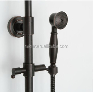 Mitigeur de baignoire en Bronze frotté à l'huile, ensemble de douche de pluie, nouveau, moderne, - Product Image 3