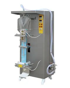 Mineral Water Packing Machine SJ-1000 Vertical Mineral Sachet Water Juice Milk Pouch Packing Machine Price Automatic Liquid Filling Machine Flowing Liquid