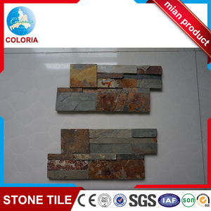 Pizarra de Piedra natural Al Aire Libre Negro Dividir Revestimiento Cultura Azulejos De La Pared - Product Image 4