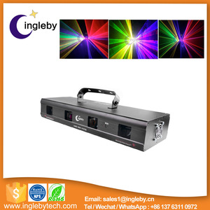Precio barato 4 lente 4 cabezas RGBY multi color etapa equipo de <span class=keywords><strong>dj</strong></span> disco luces láser - Product Image 1