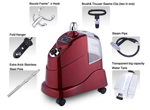 LT-809 Fuchsia Rose Défroisseur Vapeur Moderne pour Vêtements, Machine à Repasser Portable 1800W - Product Image 2