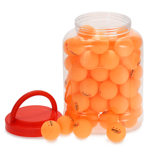 Balles de tennis de table FIRANT DHS D40+ 40mm ABS 3 étoiles à couture blanches/<span class=keywords><strong>orange</strong></span> 2,8g, logo personnalisé disponible, vente en gros, promotion entraînement - Product Image 2