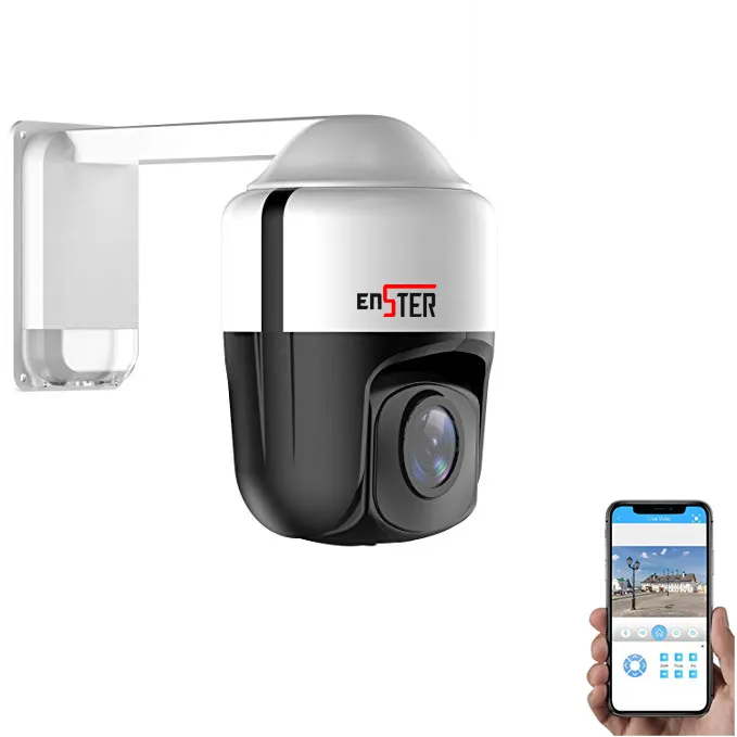 Cámara IP de alta definición 265 POE 1080P 2MP 2 megapíxeles, Mini domo de velocidad PTZ, domo de inclinación Pan CCTV