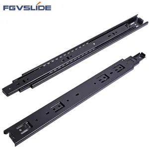 FGVSLIDE Ba Phần Ẩn Ngăn Kéo Trượt Tự Đóng 45Mm Mở Rộng Đầy Đủ Ball Bearing <span class=keywords><strong>Drawer</strong></span> Slider - Product Image 2