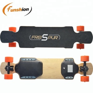 Skateboard électrique à double entraînement, roues de planche à roulettes de skateboard <span class=keywords><strong>longboard</strong></span>, moteur intégré - Product Image 2