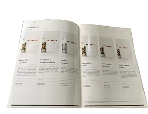 Garment catalogues and brochures custom made A4 promotional brochure printing Unique perfume brochure printing