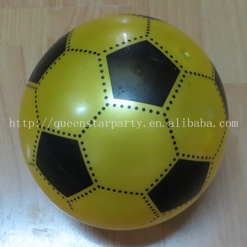 Bola de plástico inflável bola de brinquedo, bolas de futebol baratos