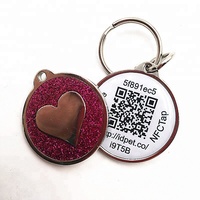 China Hersteller graviert NFC Hunde marke mit einzigartigen ID QR-Code in niedrigen Preis
