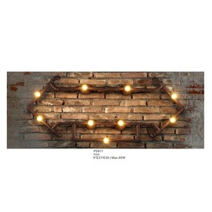 Tubo de la lámpara Industrial Colgante Colgante Tube Material Cage <span class=keywords><strong>Vintage</strong></span> Lights - Product Image 1