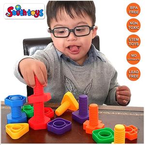 STELO educativi <span class=keywords><strong>Gioco</strong></span> di Costruzione Jumbo Dadi e Bulloni di Costruzione Del Giocattolo - Product Image 4