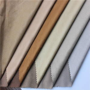 100% פוליאסטר בטנת טריקו צמר לסרוג מלאכותי עור פו זמש בד לבגדים/מעיל/נעליים - Product Image 2