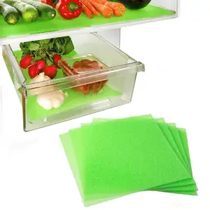 双工4包水果蔬菜生命延长衬垫冰箱垫冰箱抽屉可洗垫