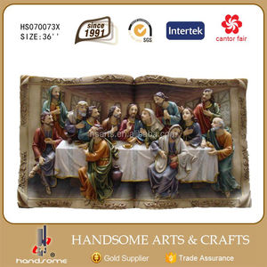 Vente en gros <span class=keywords><strong>de</strong></span> statue <span class=keywords><strong>de</strong></span> la cène en polyrésine sculpture religieuse figurine en plastique peinte en <span class=keywords><strong>fibre</strong></span> <span class=keywords><strong>de</strong></span> <span class=keywords><strong>verre</strong></span> personnalisable pour l'artisanat extérieur - Product Image 5