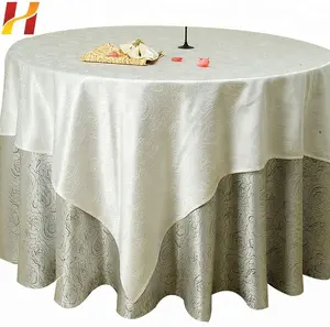 manufacturers High quality custom jacquard table cloth hotel