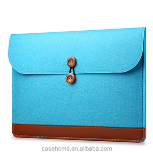 Tejido de poliéster portátil llevar funda bolsa protectora para 14 pulgadas MacBook Air, ecológico laptop case negro - Product Image 4