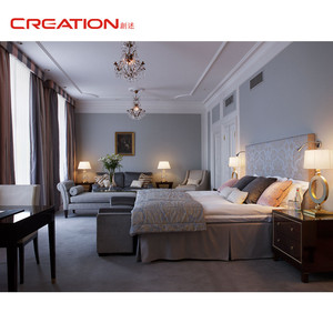 Custom nuevo estilo clásico de alta calidad muebles de madera del dormitorio del <span class=keywords><strong>hotel</strong></span> conjunto - Product Image 2