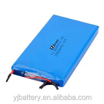 12 v 3000 mah/11.1 v 3300 mah סוללת ליתיום יון עם מעגל הגנה