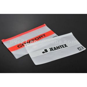 Vẻ đẹp không thấm nước thời trang EVA trang điểm Túi mỹ phẩm phụ nữ tái sử dụng nhà vệ sinh <span class=keywords><strong>Pouch</strong></span> nhựa PVC Ziplock túi cho quần áo - Product Image 4