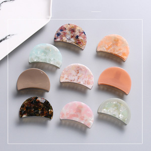CLARMER-accesorios para el cabello personalizados para mujer, diseño Simple, de alta calidad, plástico acrílico, ácido acético, garras para el cabello, 2019 - Product Image 6