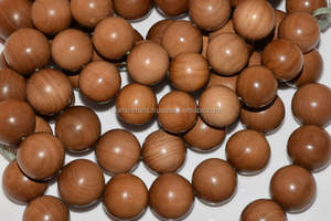 Pulsera calmante de cuentas de sándalo para uso diario Aroma de madera natural Aspecto elegante y vibración espiritual para apoyar - Product Image 2