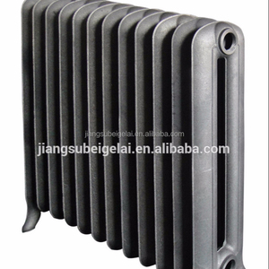 Radiatori per Riscaldamento Domestico in Vendita, Radiatore Classico Autoportante in Ferro, Sezione Singola, Verniciatura Argento - Product Image 2