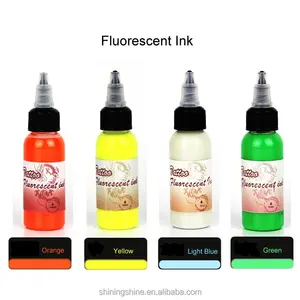 30ml airbrush tinta tato neon eco pelarut tinta untuk printer