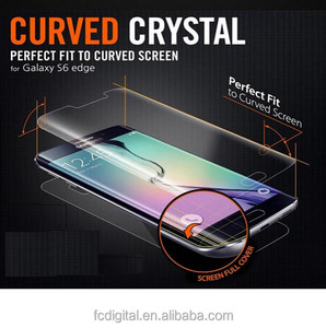 QWD 3D courbe protecteur plein écran en verre trempé protecteur d'écran pour Samsung Galaxy S6 bord verre gorilla <span class=keywords><strong>de</strong></span> Corning - Product Image 2