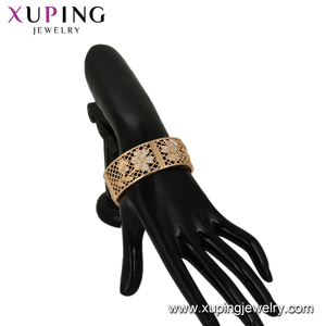 51286 Xuping ผู้หญิงทองแดงทองชุบเครื่องประดับ18พันกำไลทอง - Product Image 6