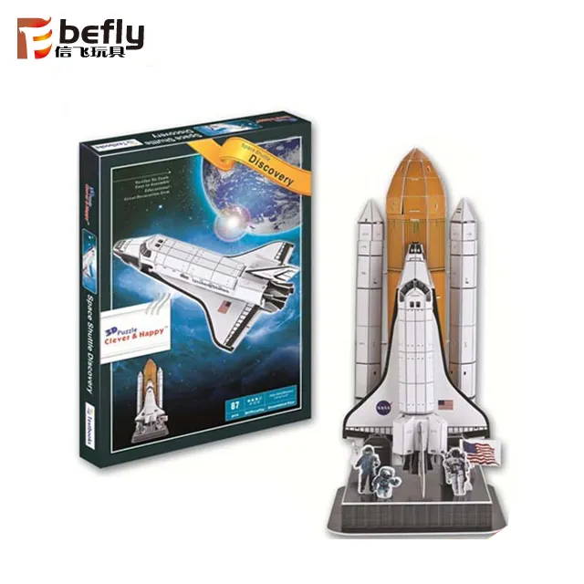 Space Shuttle Discovery 3d diy paper model puzzle