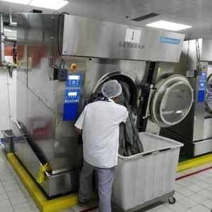 De servicio pesado automático 100 kg lavadora extractor lavadora máquina de equipo de lavandería comercial - Product Image 4