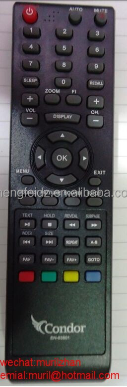 High Quality Black 49 Mini Buttons <strong>Condor</strong> EN-43501 <strong>REMOTE</strong> CONTROL 2*AAA 1.5V Battery 2015 ZF Factory <strong>Universal</strong> <strong>Remote</strong> Controller