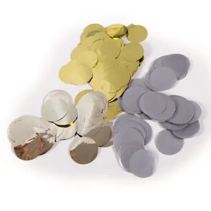 Высокое качество металлическая фольга конфетти желтый конфетти биоразлагаемые конфетти оптом