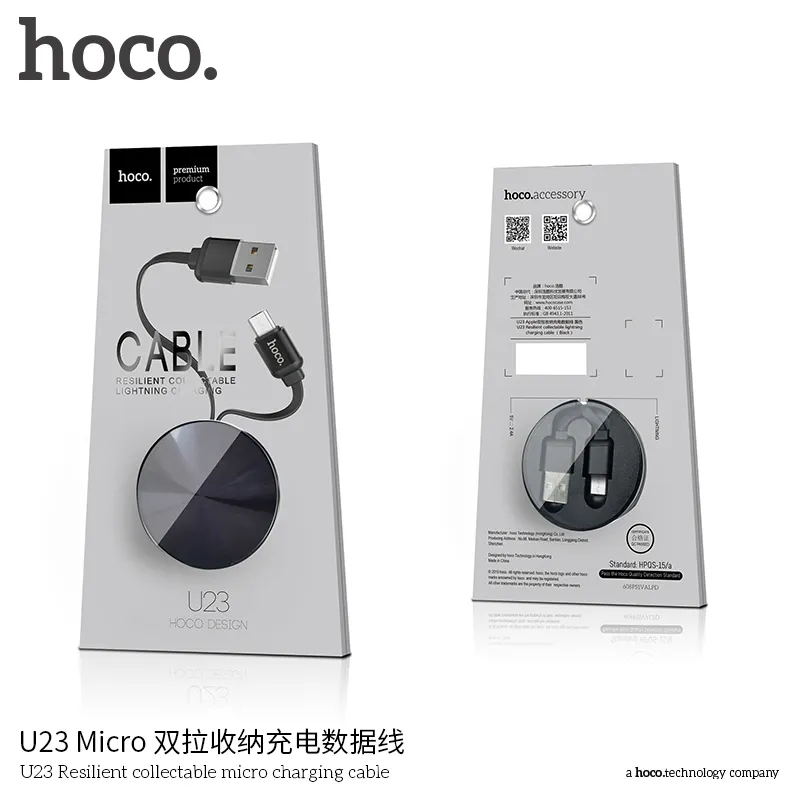 Hoco U23 Esnek koleksiyon mikro veri kablosu şarj akıllı telefon