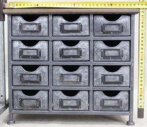 Lindo Mini Mueble <span class=keywords><strong>Industrial</strong></span> <span class=keywords><strong>Vintage</strong></span>, Gabinete de Almacenamiento de <span class=keywords><strong>Metal</strong></span> - Product Image 3