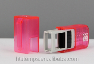 Échantillon gratuit Best Seller DongFangTu Transparent rouge ABS poche Signature <span class=keywords><strong>tampon</strong></span> en caoutchouc à vendre - Product Image 2