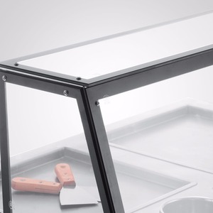 Durable Làm Đôi <span class=keywords><strong>Instant</strong></span> Pan Fried <span class=keywords><strong>Ice</strong></span> <span class=keywords><strong>Cream</strong></span> Roll <span class=keywords><strong>Machine</strong></span> Với 2-Pan 5 Xô - Product Image 3