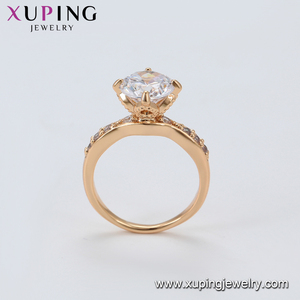 15966 простой дизайн покрытое розовым золотом 10k 1 г ювелирные изделия из золота <span class=keywords><strong>11</strong></span> карат бриллиантовое кольцо - Product Image 6