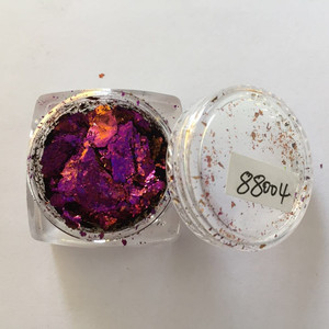 Đặc Biệt Có Hình Dạng Multichrome Foil Flakes Màu Chuyển Sang Trọng Vàng Tắc Kè Hoa Kim Loại Flakes - Product Image 6