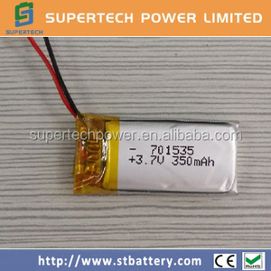 Pl701535 3.7v li- Polymer 350 mah akku - Product Image 1