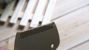 Testa di metallo pettini fornitore <span class=keywords><strong>nit</strong></span> trasporto terminator in acciaio inox capelli pidocchi pettine - Product Image 2